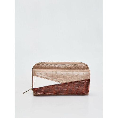 Портмоне LC Waikiki фактура под рептилию бежевый 499₽