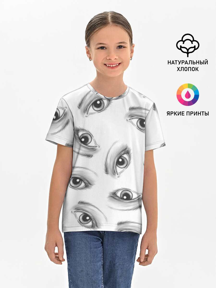 Детская футболка глаза 92