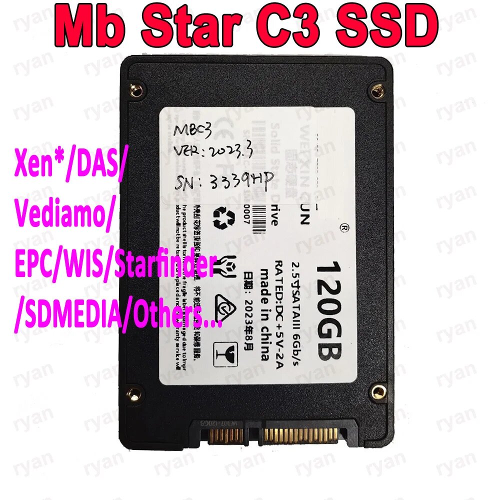 2023,09 МБ STAR C4 C5 C3 программное обеспечение SSD с HHT Win10 64bit для SD Connect C4 Star Diagnosis Compact 4 Авто диагностические инструменты, C3 Software SSD