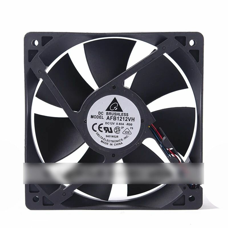 Новый AFB1212VH 12CM 12025 12V 0.6A 4-проводной вентилятор охлаждения шасси с ШИМ
