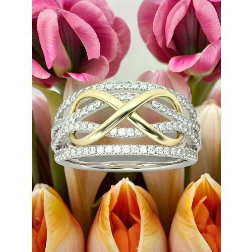 Кольцо, размер 16.5