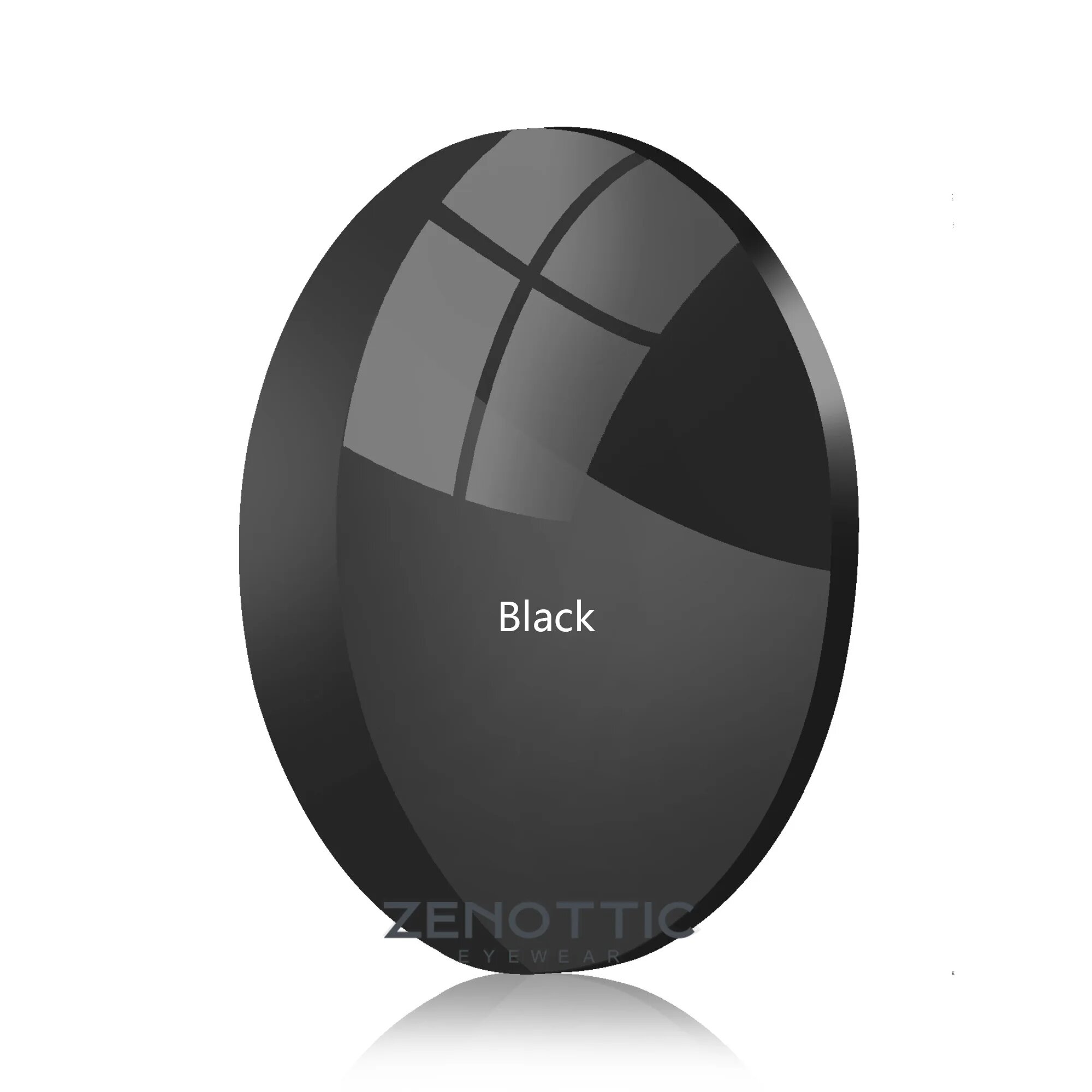 ZENOTTC Поликарбонатные поляризационные очки по рецепту Grey 167 Черный Мужской