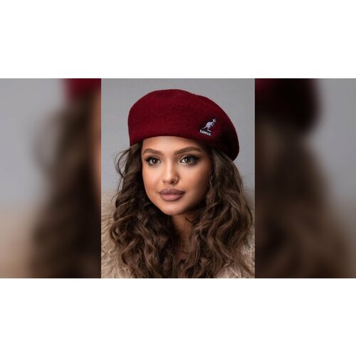 фото Берет kangol для мужчин и женщин, размер l, винный