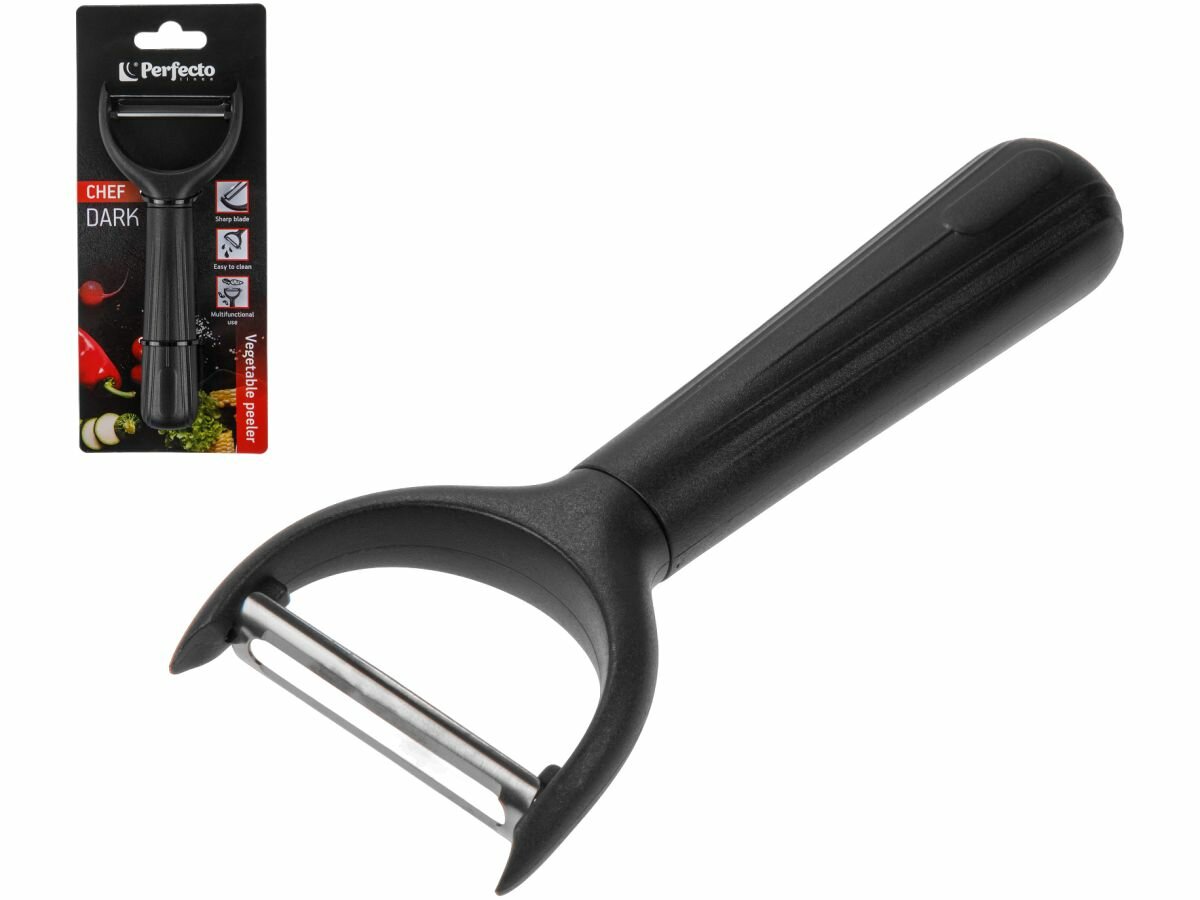 Овощечистка PERFECTO LINEA Chef dark ручная для овощей и фруктов 21-145001 — фото 1