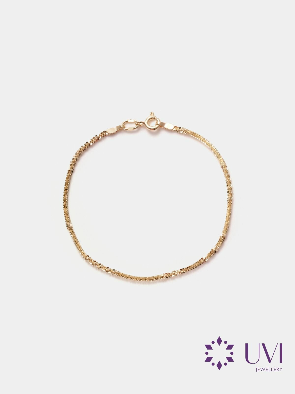 Браслет UVI jewellery, желтое золото, 585 проба