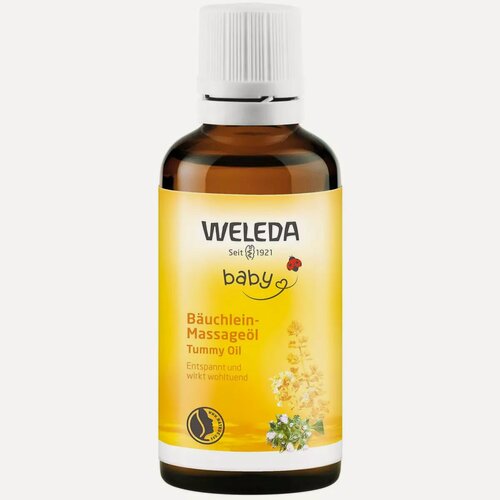 Изображение товара Weleda Детская серия с календулой Р Масло для массажа животика младенцев 50 мл