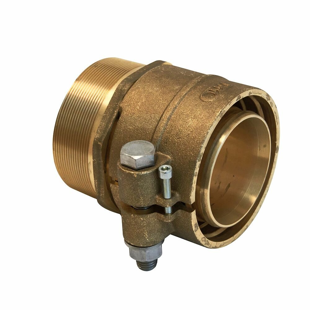Зажимной наконечник для полимерных труб PN6 40x3,7-1 1/4"НР, Usystems 1135631
