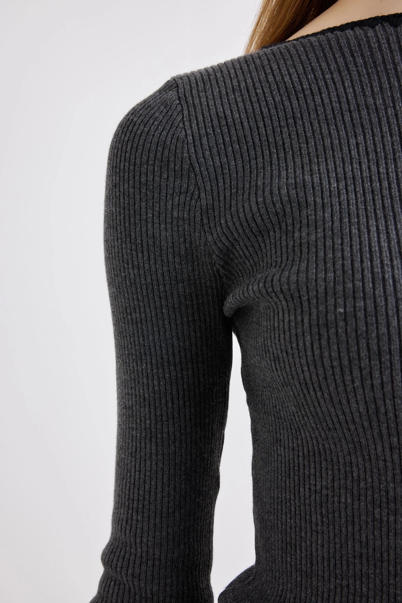 Джемпер Selfie, размер L, темно-серый — фото 1