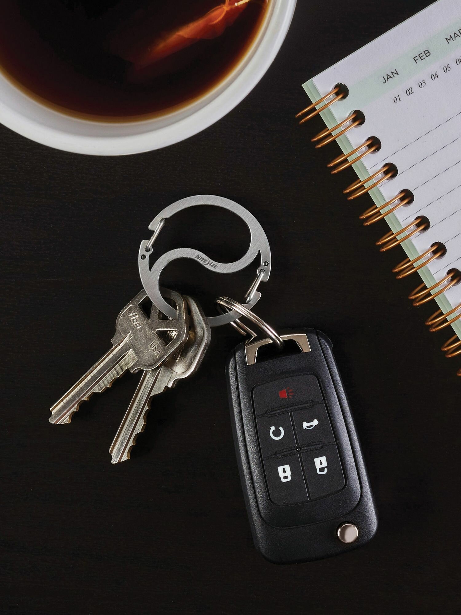 Брелок Nite Ize, серебряный — фото 1