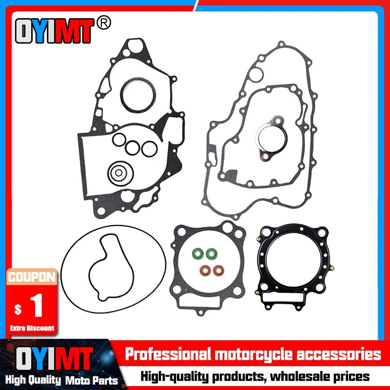 Детали двигателя мотоцикла, полная прокладка и сальник для Honda CRF450X 2005-2017 CRF450 CRF 450 X