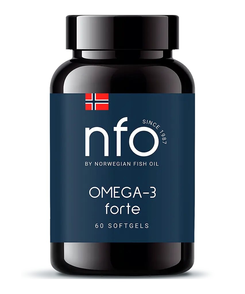NFO Омега-3 Форте/Omega-3 Forte капсулы массой 1384 мг 60 шт