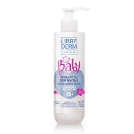 Либридерм (Librederm) Baby Крем-гель для мытья новорожденных, младенцев и детей 250 мл 1 шт