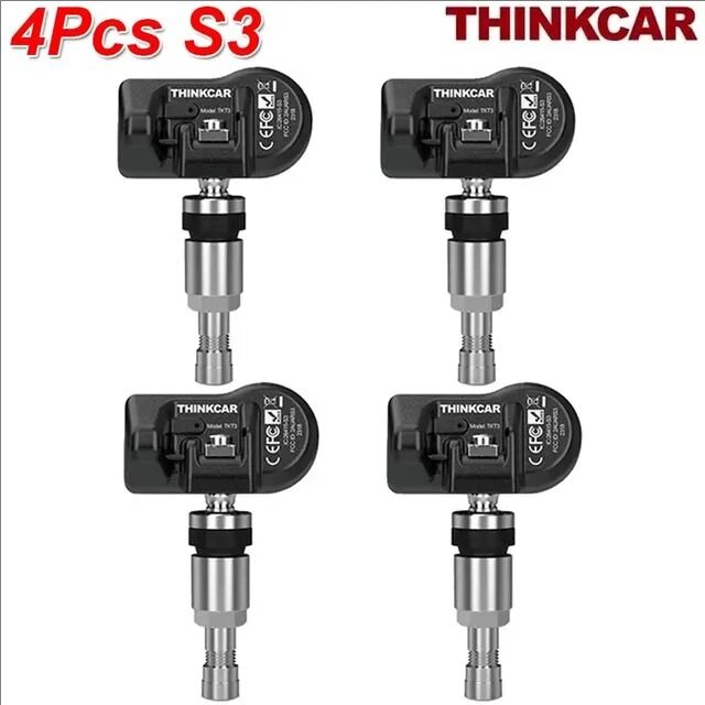 Датчик TPMS THINKCAR S3 THINKTPMS S3/S2 315 МГц 433 МГц Универсальный датчик Автомобильная механическая мастерская Инструменты Программа TPMS, 4pcs