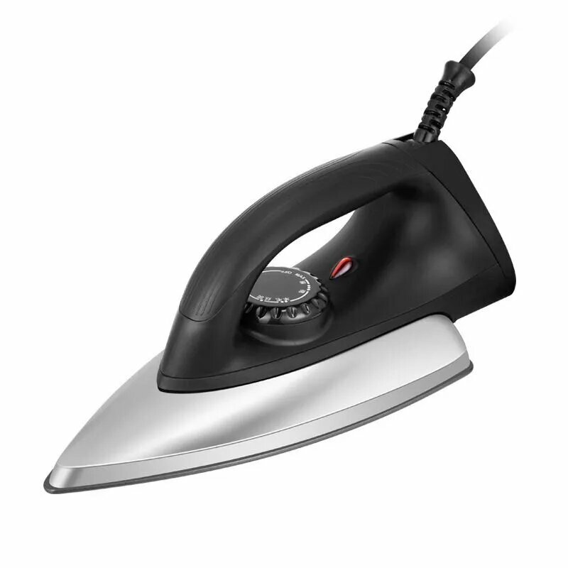 Электрический утюг серый мощность 1000Вт нержавеющая сталь