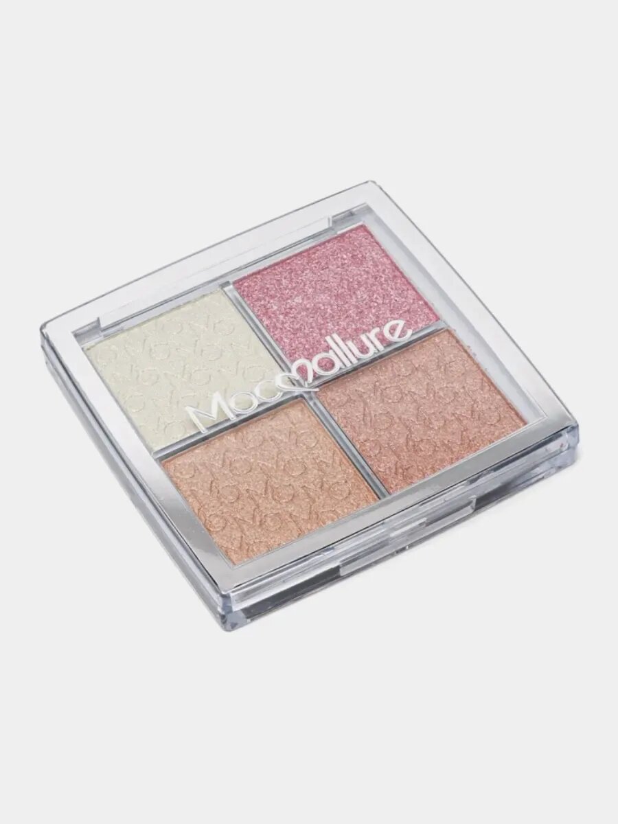 Палитра хайлайтеров Moccalure, 4 цвета, 14,8 г — фото 1