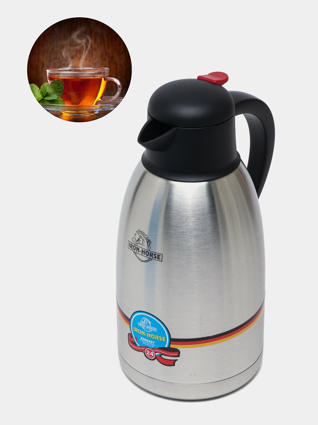 Термос чойнак ко'за Железный Конь, уй ва богь учун, 2 литра