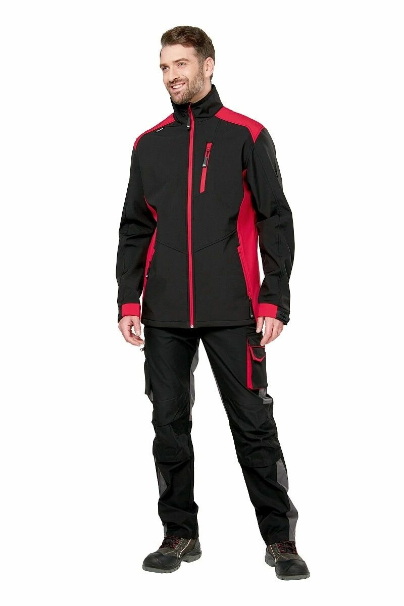 Куртка сноубордическая Эксперт Спецодежда Базовая коллекция размер 48-50/182-188 черный/красный