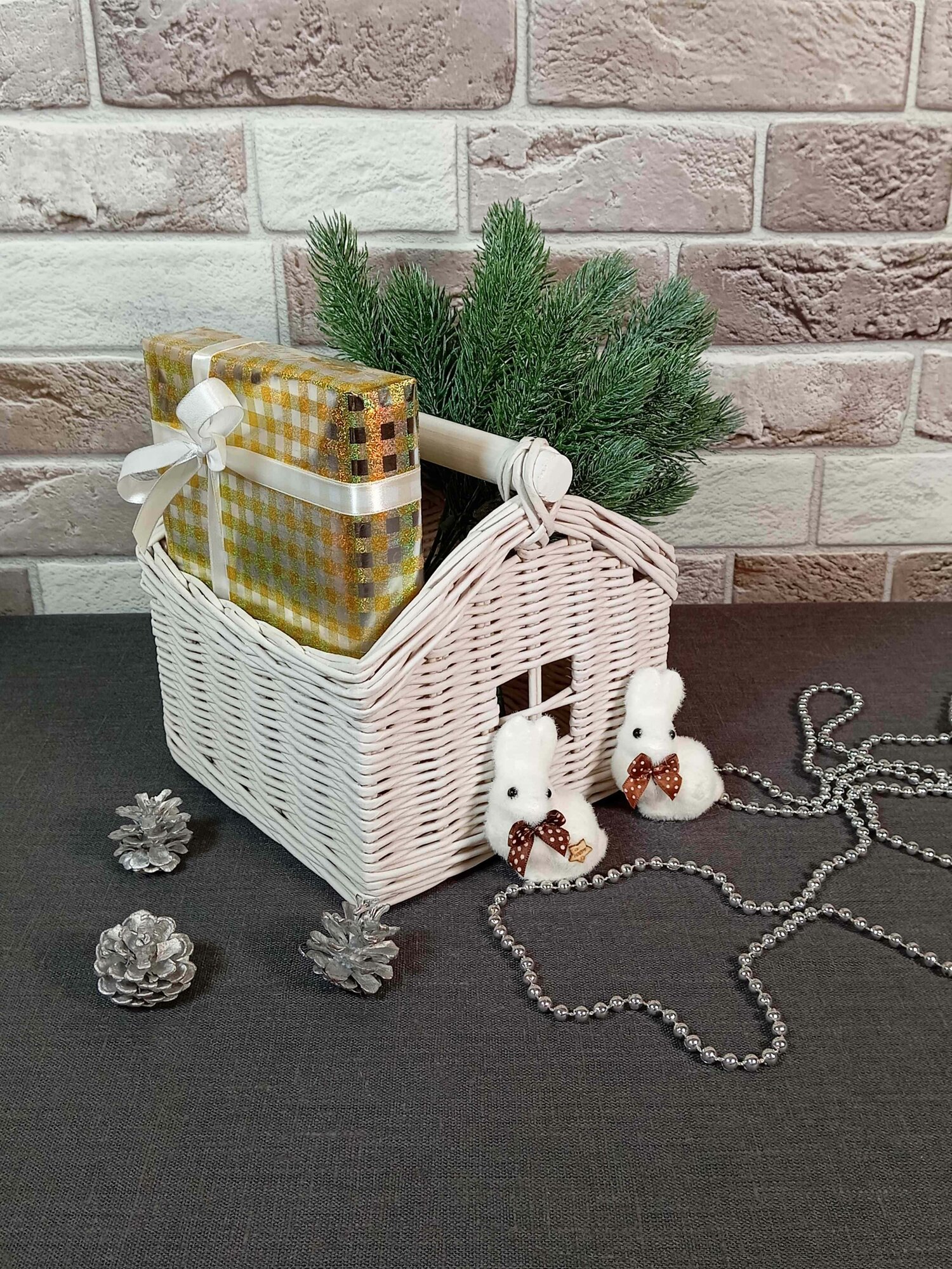 Плетеная корзина 