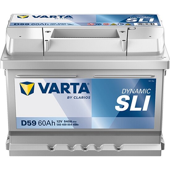 Аккумулятор Varta D59 Blue Dynamic 560 409 054 242x175x175 обратная полярность 60 Ач
