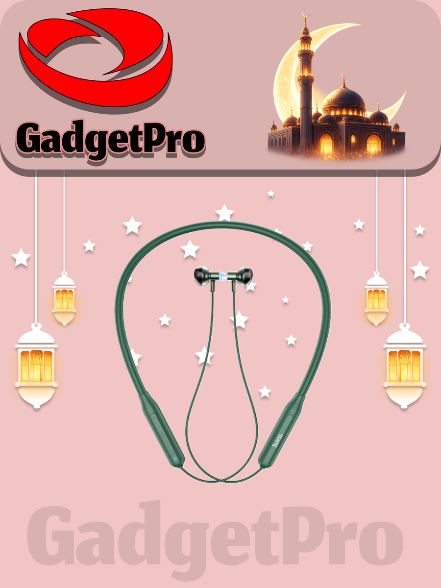 Беспроводные наушники Hoco ES58: Bluetooth 5.3, стерео звук, для спорта и музыки, черные