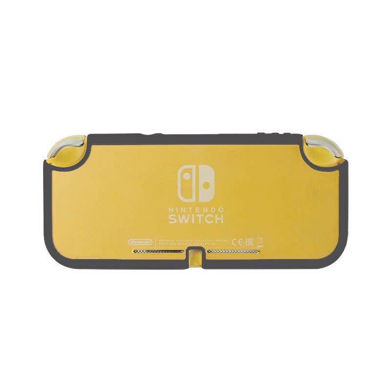 Чехол для Nintendo Switch Lite полный покрытие твердый корпус матовый прозрачный серый черный