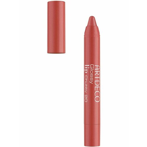 фото Artdeco блеск для объема губ тон 20 кораловый в стике glossy lip chubby boulevard 1,8 г