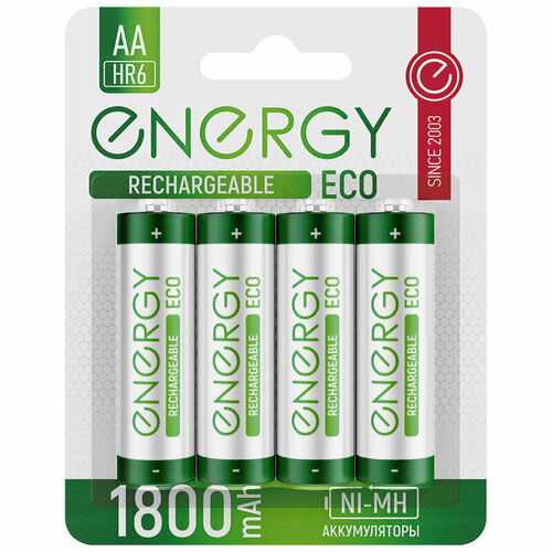 Аккумулятор Energy Eco NIMH-1800-HR6 2B (АА) (104988)