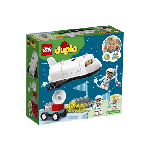 детали lego duplo 10980 зеленая пластина для строительства 1 дет Конструктор LEGO DUPLO Town 10944 Экспедиция на шаттле, 23 дет.