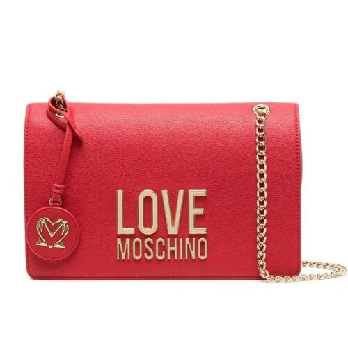 Сумка LOVE MOSCHINO, фактура гладкая, красный сумка love moschino фактура гладкая черный