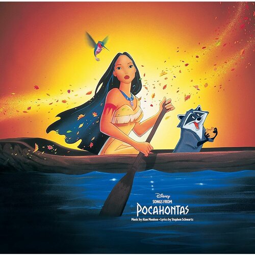 Disney Songs From Pocahontas Kaleidoscope Sunset Splatter Vinyl (LP) Walt Disney Records Music disney songs from pocahontas kaleidoscope sunset splatter vinyl lp walt disney records music