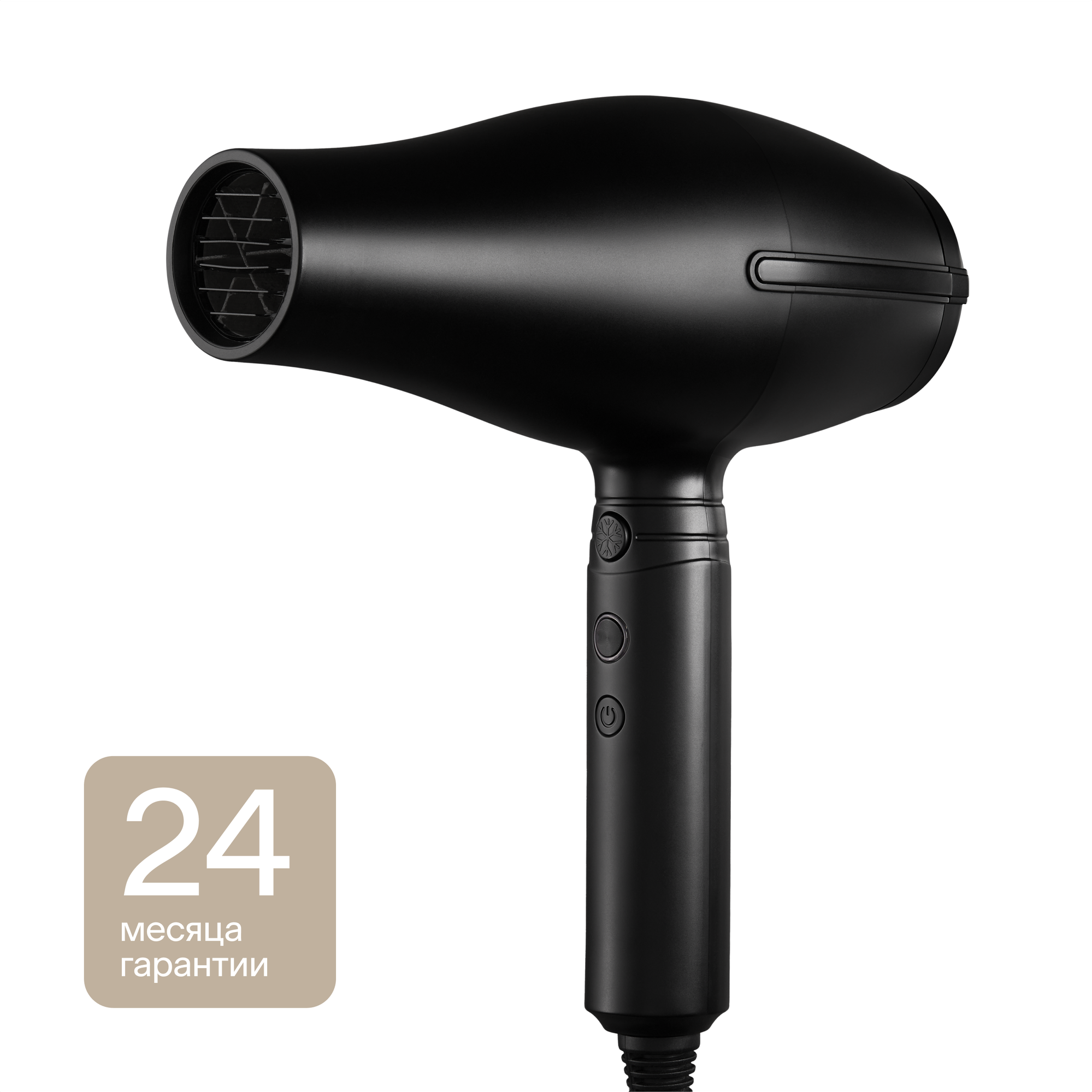 Фен для волос с облегченным АС-мотором, Tuvio HD22AC01, черный - фотография № 9