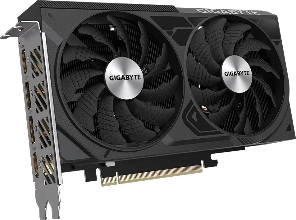 GigaByte Видеокарта Gigabyte PCI-E 40 GV-N406TWF2OC-16GD NVIDIA GeForce RTX 4060TI 16384Mb 128 GDDR6 2565/18000 HDMIx2 DPx2 HDCP Ret