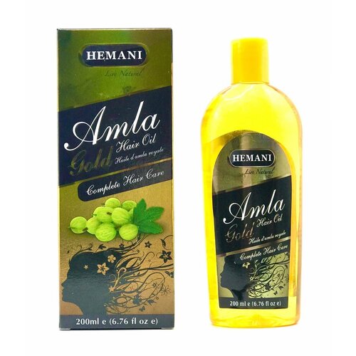 Масло для волос с амлой (Amla Gold Hair Oil) Hemani, 200 мл