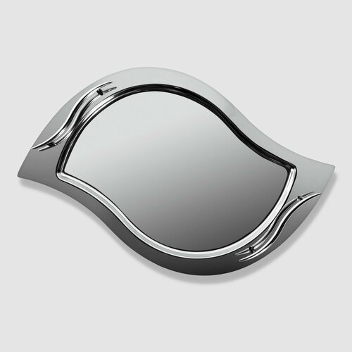 Поднос зеркальный Nehir Gizem серебристый 45х31 см 8546₽