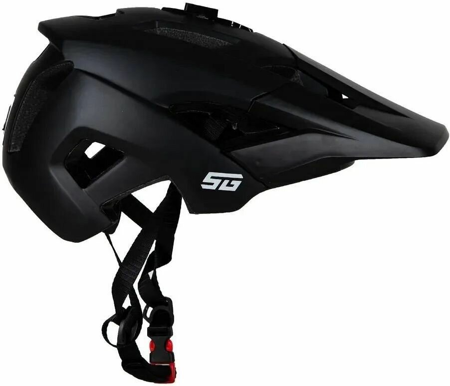 Шлем STG WT-085 с фонарем и креплением под экшн камеру (Шлем STG WT-085 с фонарем, L (58-61 см), черный)