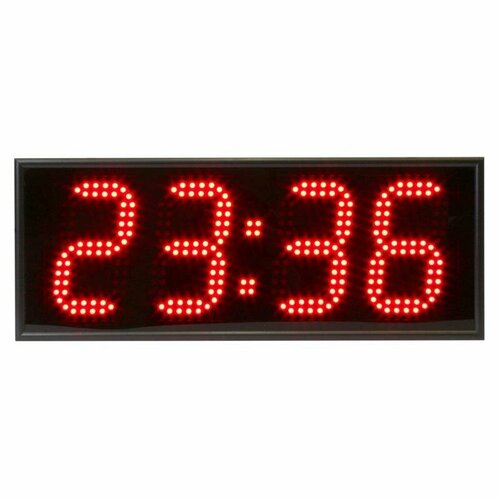Часы настенные цифровые Импульс Электронное табло 413-T-ER2, 46x18x6.5см
