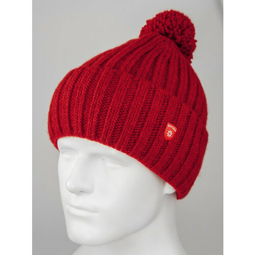 фото Шапка бини oxygon, размер 54/60, красный