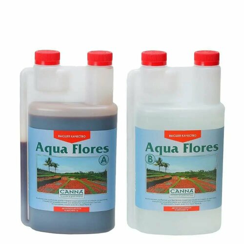Canna Aqua Flores A+B удобрение 1 л. удобрение canna aqua vega 1л