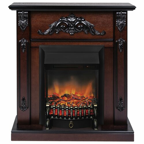 Электрокамин RealFlame ANITA STD/EUG AO-215 с очагом Fobos Lux Black электрокамин realflame elford vr std eug 25 5 ao 215 с очагом fobos lux black