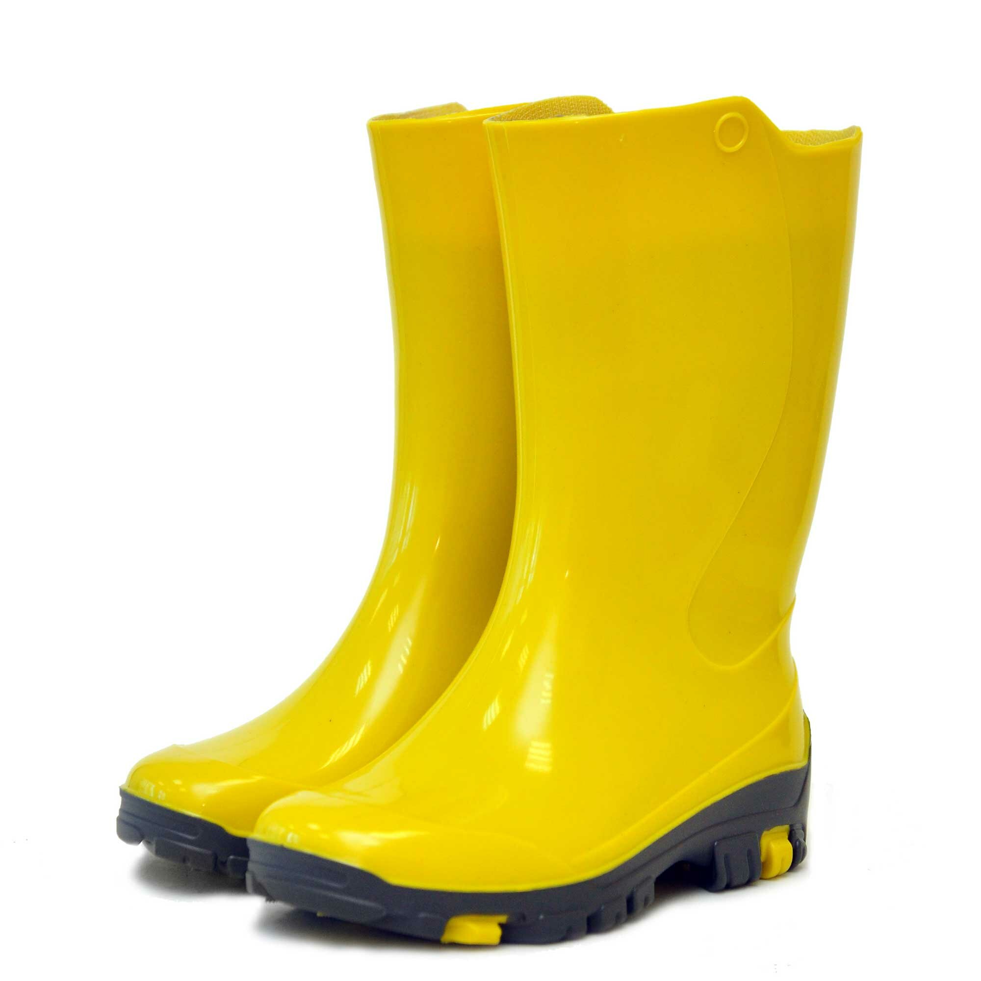 фото Сапоги детские (ПВХ) Nordman Rain, желтые, 32/33