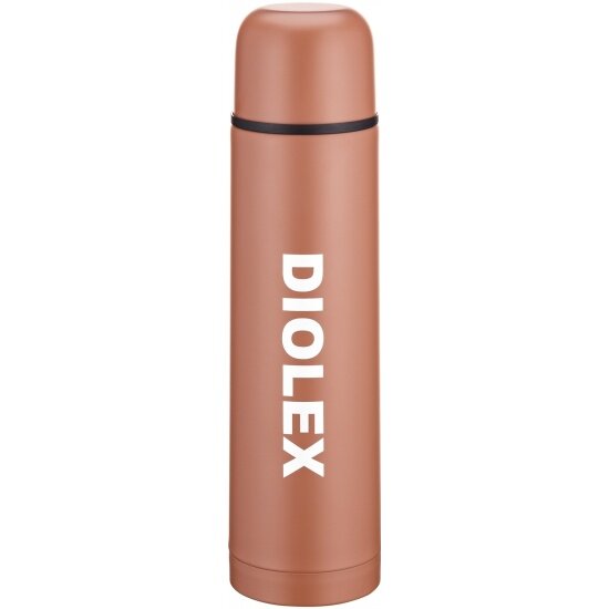Термос с узким горлом Diolex DX-750-2C, 750 мл, какао