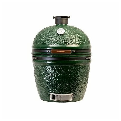 керамический угольный гриль primo oval xl Керамический гриль Green Kamado XL Зеленый