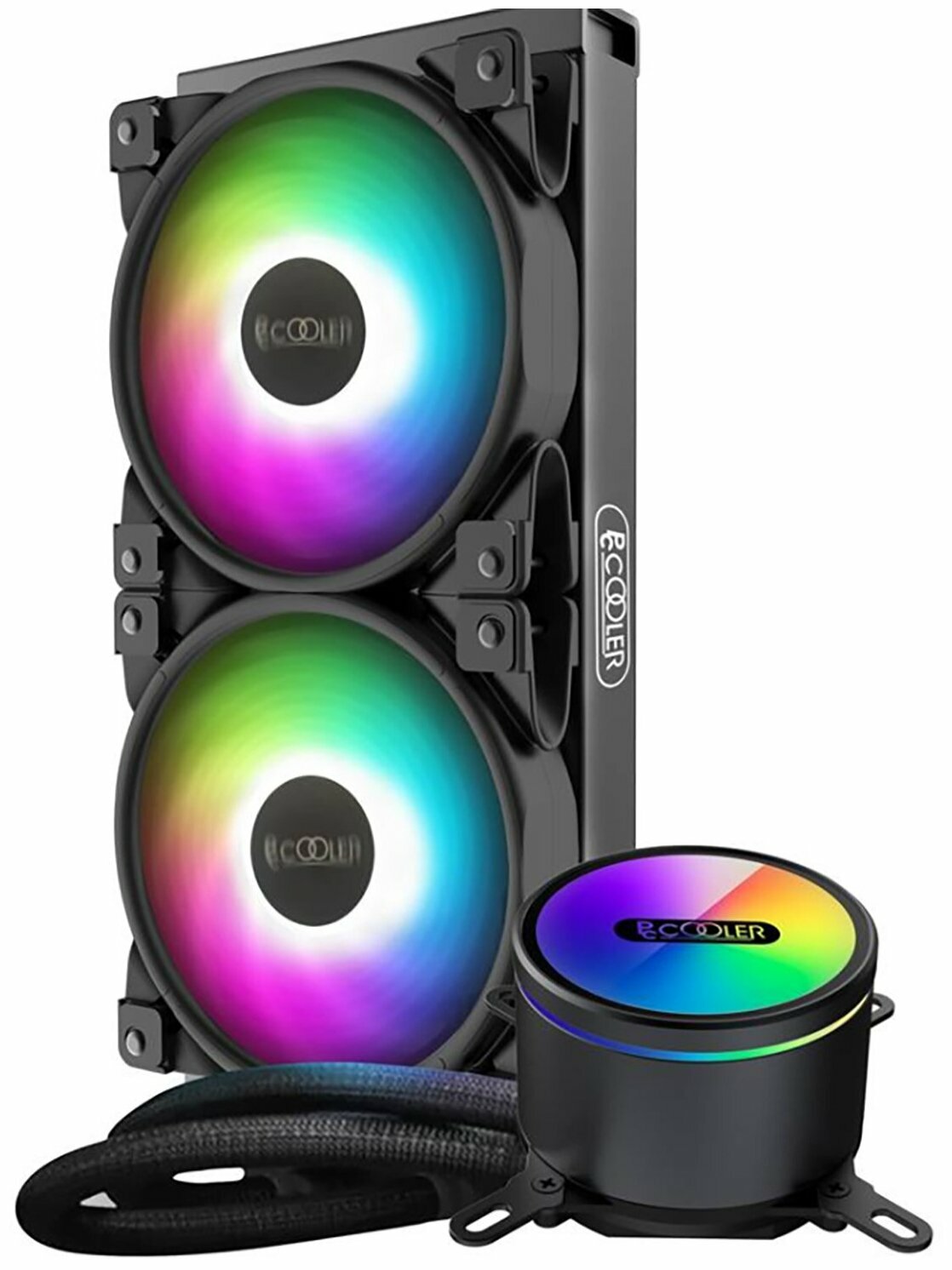 Водяное охлаждение PCCooler GI-CX240 ARGB