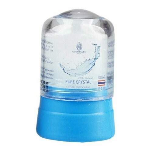 Дезодорант для тела Coco Blues, Natural Crystal Deodorant, натуральный, 50 г