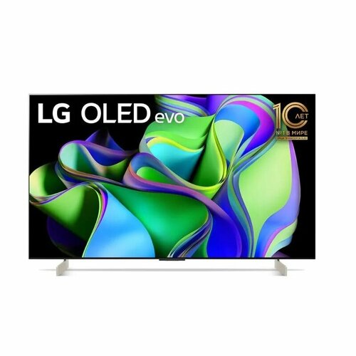 Телевизор LG OLED42C3RLA 42 4K UHD темно-серый 11954600₽
