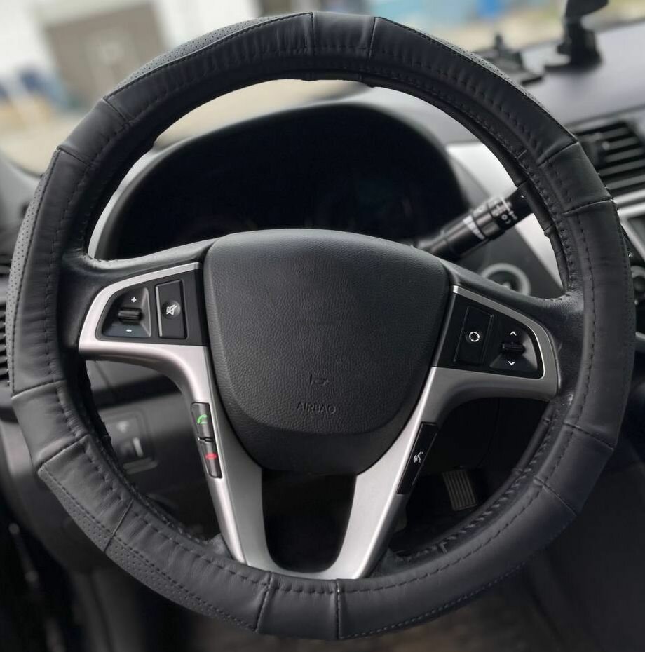 Оплетка на руль Мерседес-Бенц ЕКьюЕ СУВ АМГ (2022 - 2024) внедорожник 5 ...