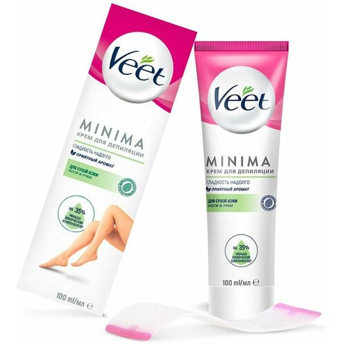 Крем для депиляции Veet Minima для сухой кожи 100мл х3шт крем для депиляции veet minima 100мл для нормальной кожи