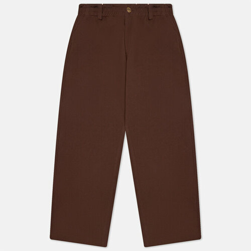 Брюки Butter Goods, свободный силуэт, размер m, коричневый