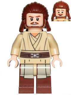 Минифигурка Lego Star Wars Qui-Gon Jinn, without Cape sw0810