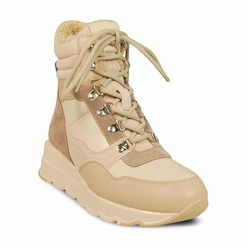фото Ботинки madella, размер 38, бежевый
